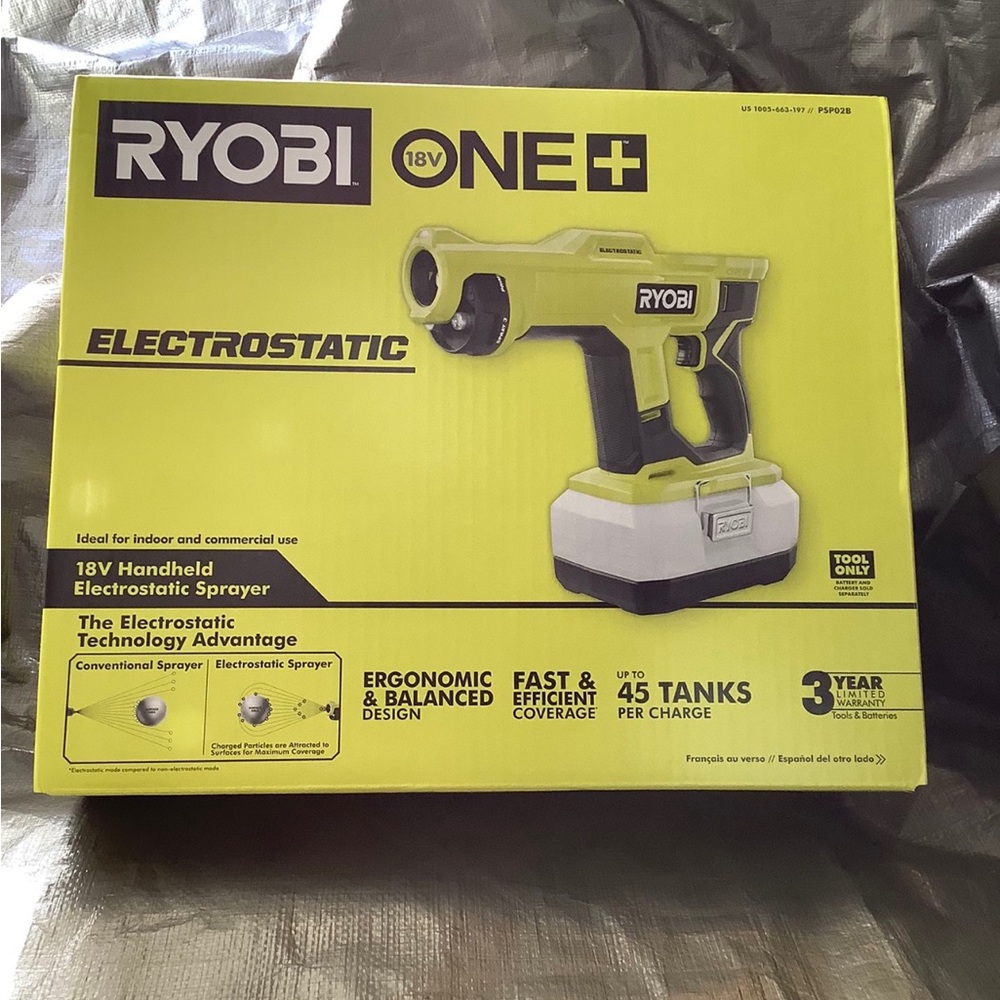 Ryobi Electrostatic Sprayer Tool Only